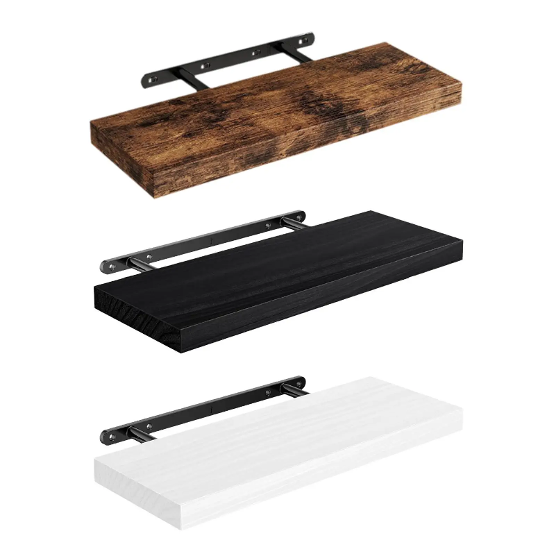 Floating Shelves - Rak Dinding Menggantung Dekoratif Kokoh Serbaguna
