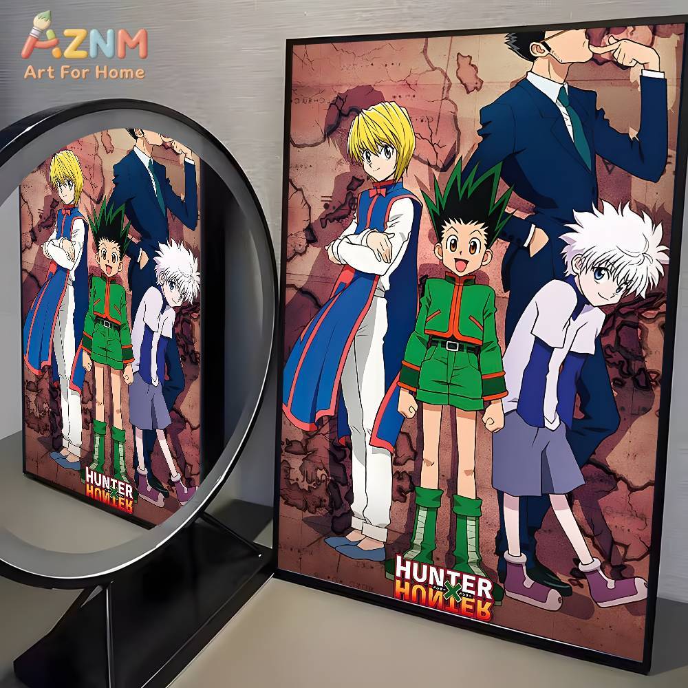 Home Decor Scrap - 1 Buah Poster Anime Hunter X