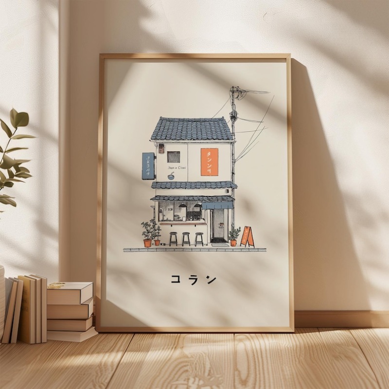 Home Decor Aesthetic Pinterest - 1 Buah Cetakan Seni Dinding Kanvas