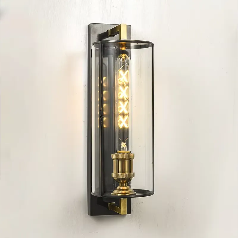 Home Decor Kitchen - Lampu Gantung Led Silinder Emas Modern