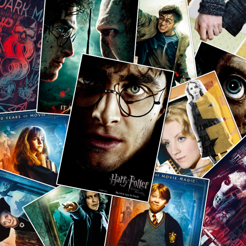 Home Decor Scrap - Poster Kertas Harry Potter Asli 30*43Cm