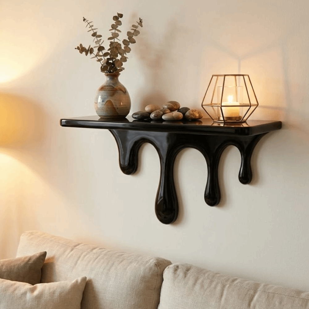 Floating Shelves - Rak Dinding Menggantung 3D Print Klasik,