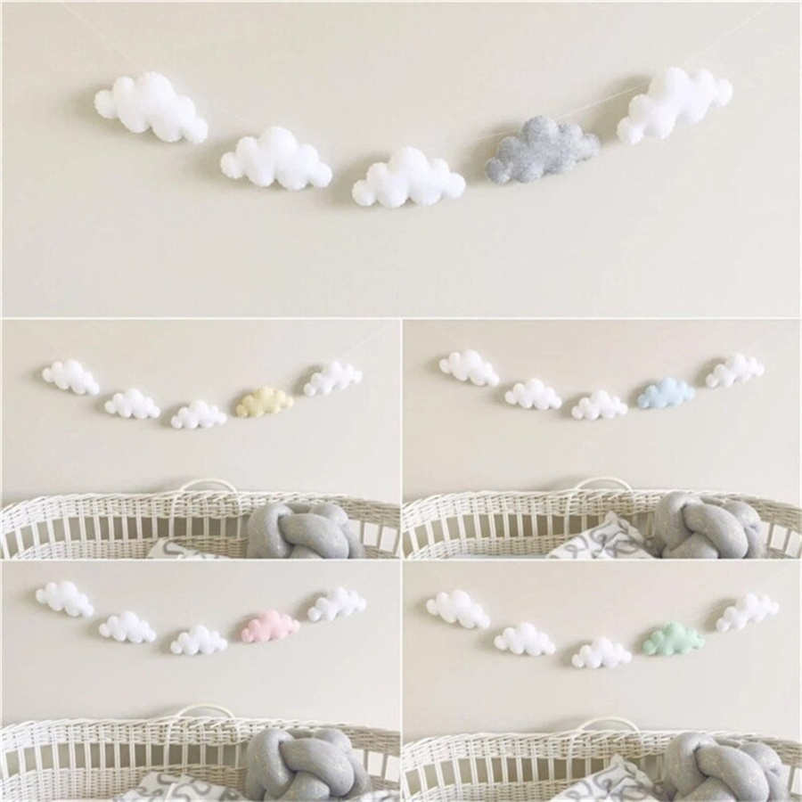 Home Decor Garland - Nordic merasa awan karangan bunga tali