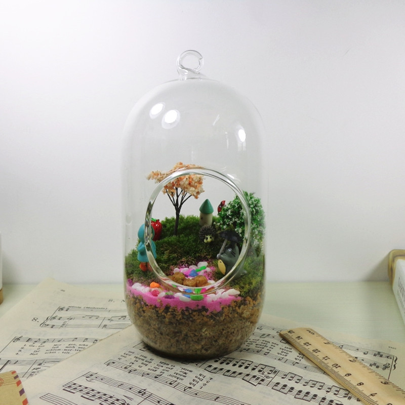 2pcs/pak 10*20cm Vas Terarium  - Terrarium Glass Bottle ulasan dan harga