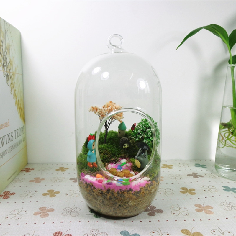 2pcs/pak 10*20cm Vas Terarium  - Terrarium Glass Bottle ulasan dan harga