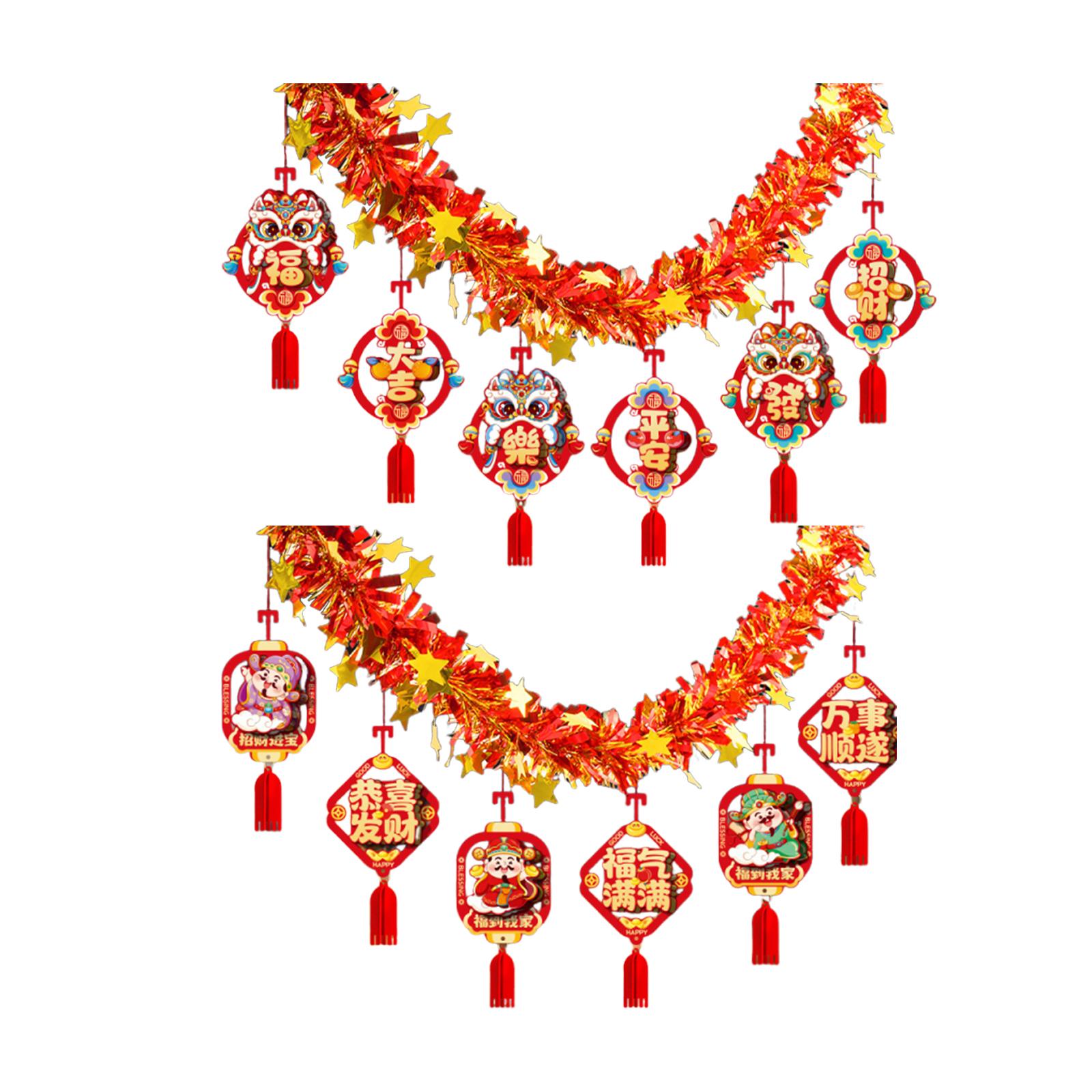 Karangan Bunga Tahun Baru Imle - Home Decor Garland ulasan dan harga