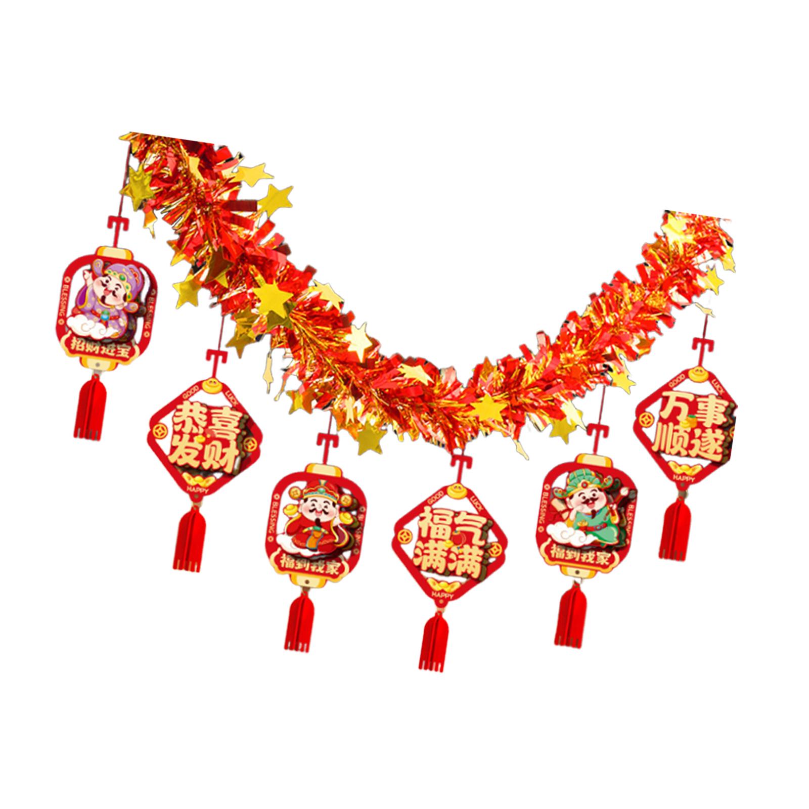 Karangan Bunga Tahun Baru Imle - Home Decor Garland ulasan dan harga