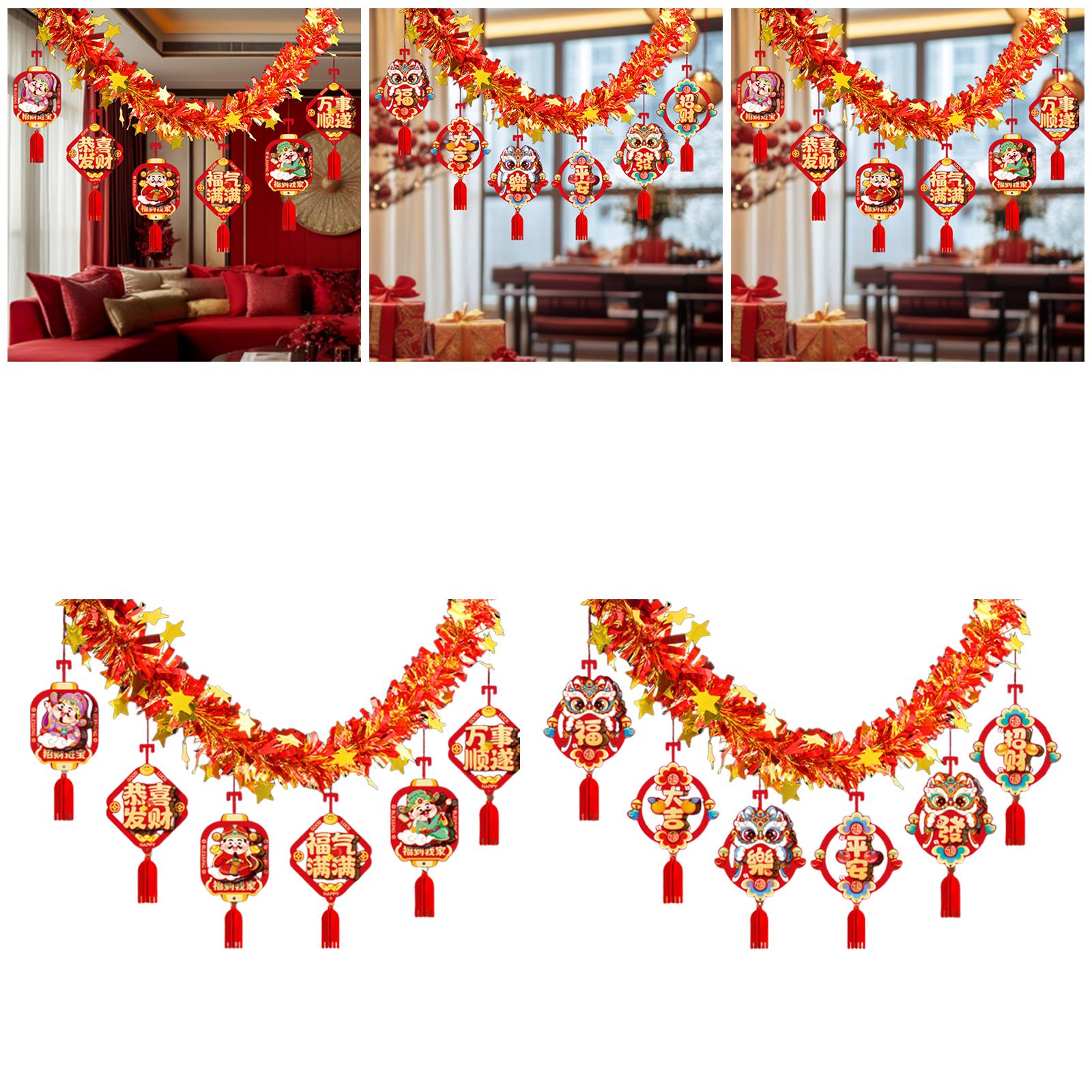 Karangan Bunga Tahun Baru Imle - Home Decor Garland ulasan dan harga