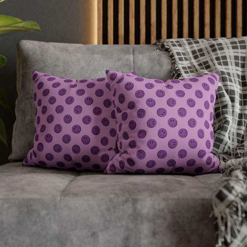 VIKAMA Sarung Bantal Senyum Un - Home Decor Emoji ulasan dan harga