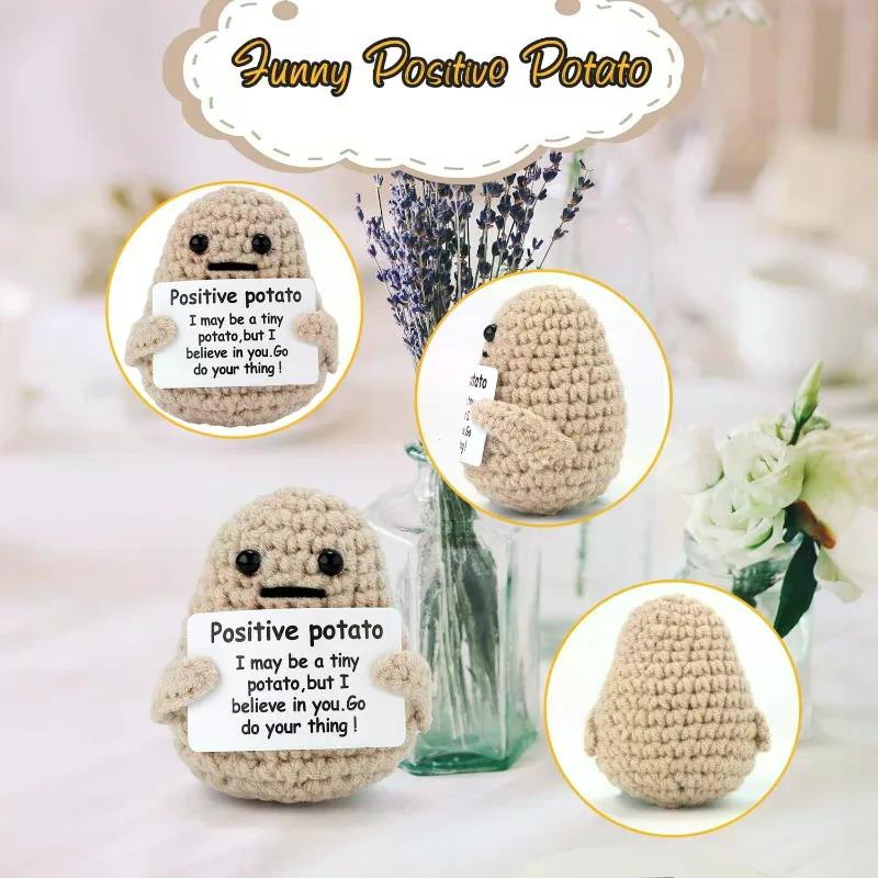1pcs Boneka Rajut Tangan Energ - Home Decor Emoji ulasan dan harga