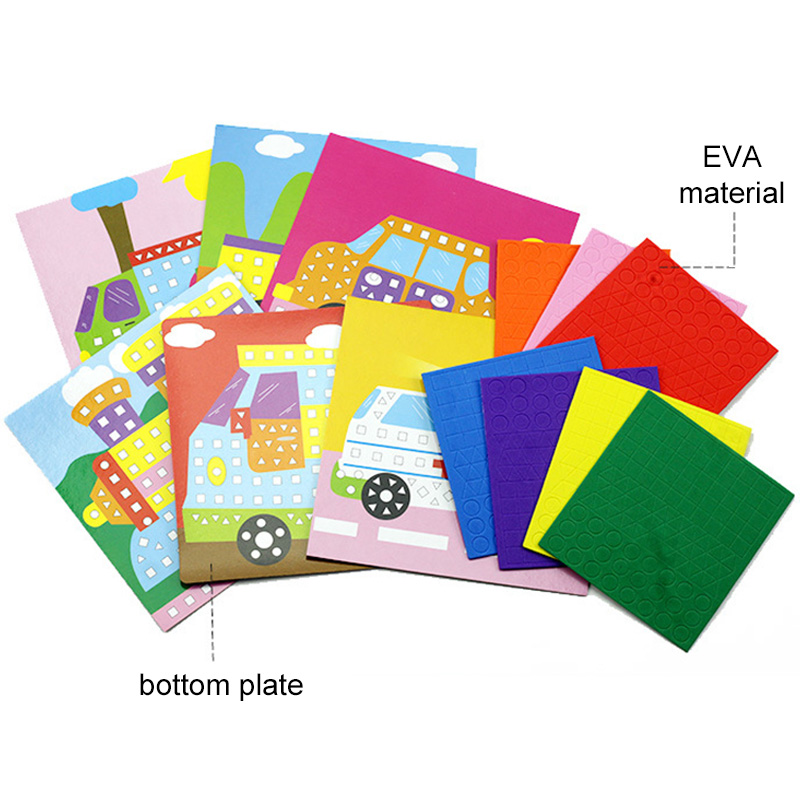 6/12 Buah Lukisan Mosaik DIY P - Home Decor Scrap ulasan dan harga