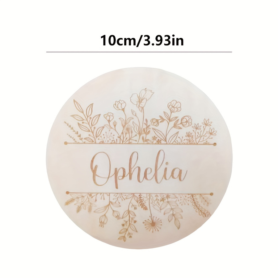 Plakat Nama Berukir Bunga yang - Home Decor For Birthday ulasan dan harga
