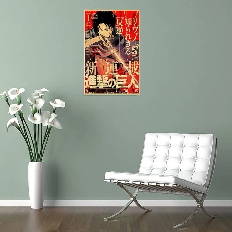 Poster kertas Kraft film Anime - Home Decor Scrap ulasan dan harga