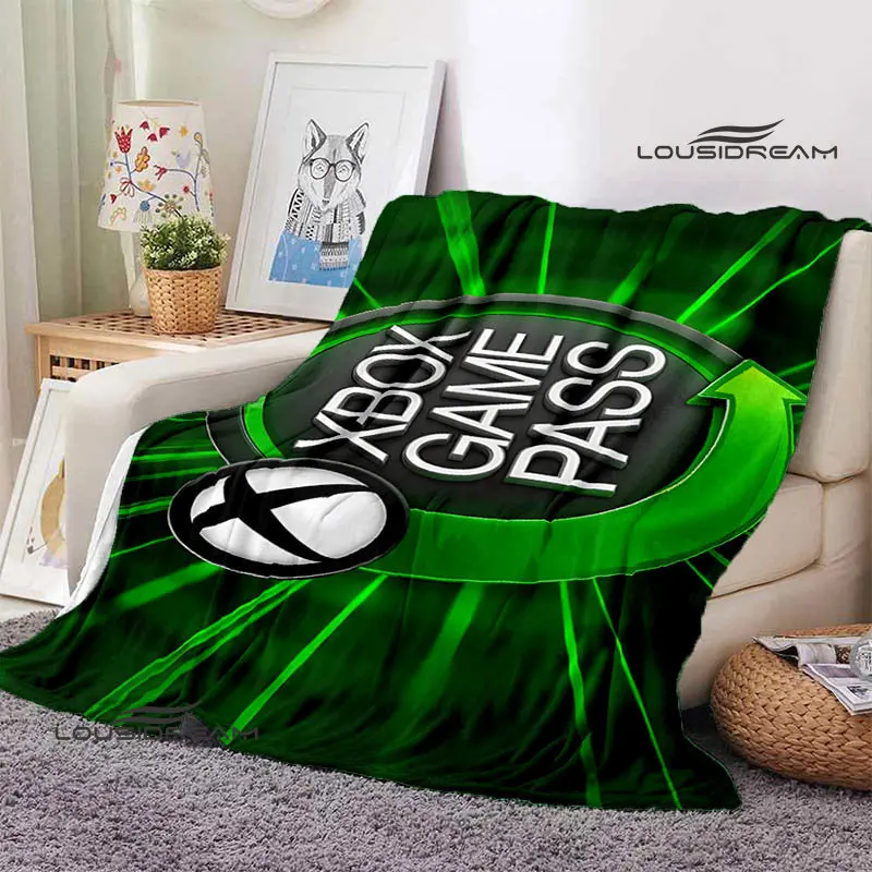 Selimut Bulu Logo Xbox Desain  - Home Decor Logo Design ulasan dan harga