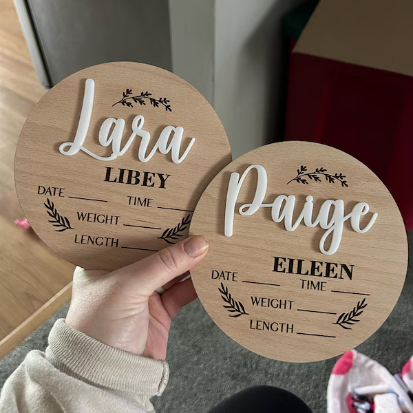 1 Buah Tanda Pengumuman Bayi K - Home Decor For Birthday ulasan dan harga