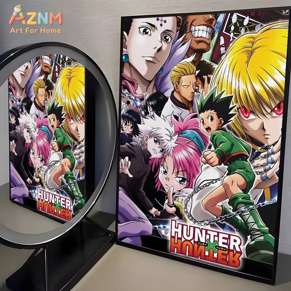 1 Buah Poster Anime Hunter X H - Home Decor Scrap ulasan dan harga
