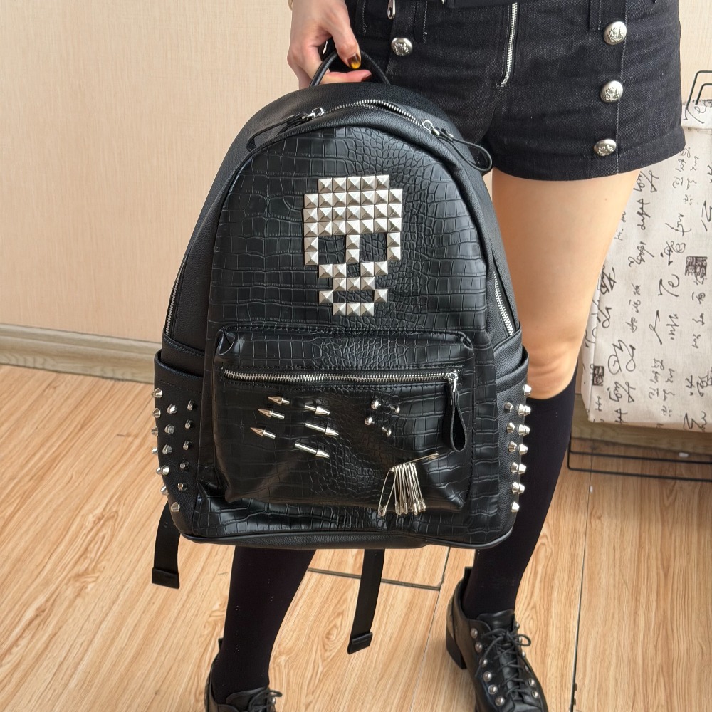 Tas Ransel Motif Kulit Buaya H - Home Decor Interior ulasan dan harga