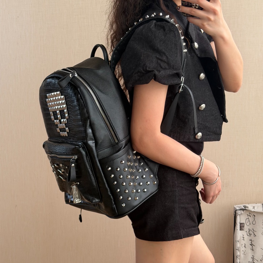 Tas Ransel Motif Kulit Buaya H - Home Decor Interior ulasan dan harga
