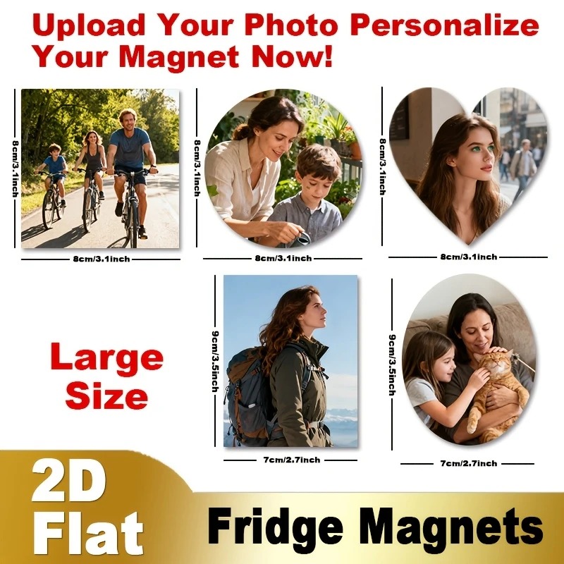 Magnet Kulkas Foto Kustom 2D D - Home Decor Kitchen ulasan dan harga