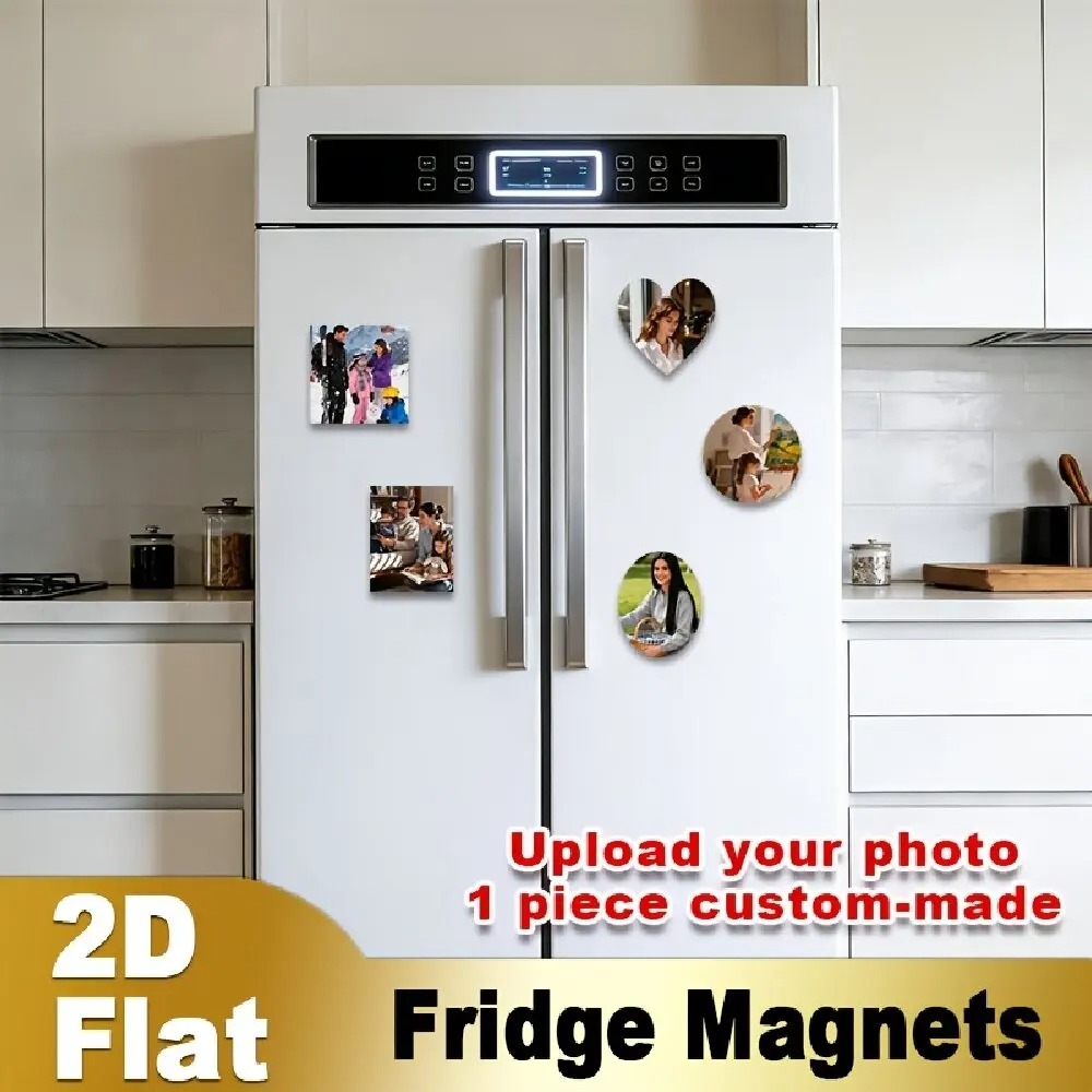 Magnet Kulkas Foto Kustom 2D D - Home Decor Kitchen ulasan dan harga