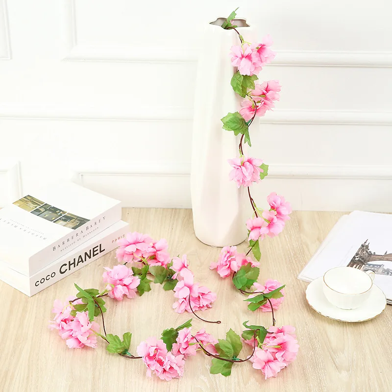 2.3M Wisteria Bunga Buatan Che - Home Decor Garland ulasan dan harga