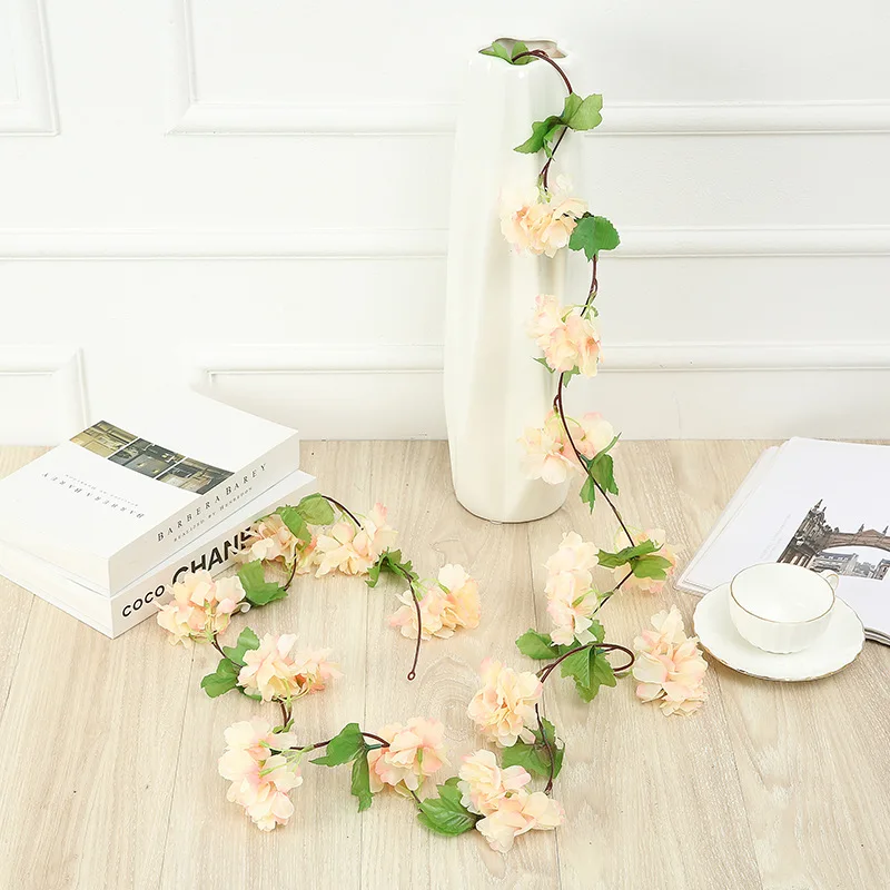 2.3M Wisteria Bunga Buatan Che - Home Decor Garland ulasan dan harga