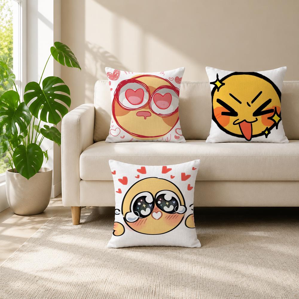 Set Sarung Bantal Emoticon Kun - Home Decor Emoji ulasan dan harga