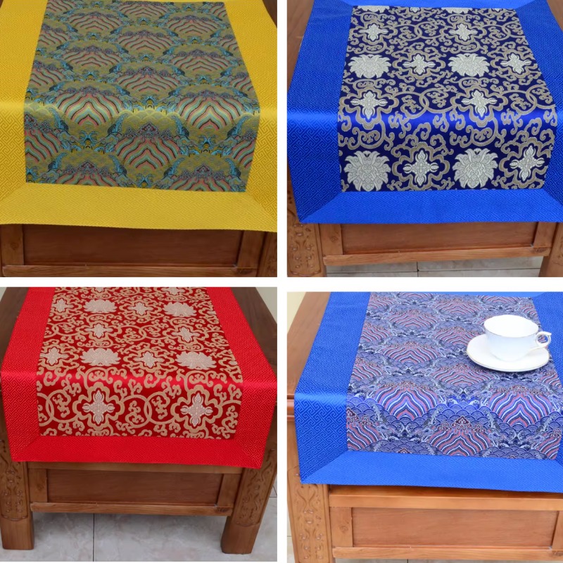 Taplak Meja Brokat Gaya Etnik  - Home Decor Interior ulasan dan harga