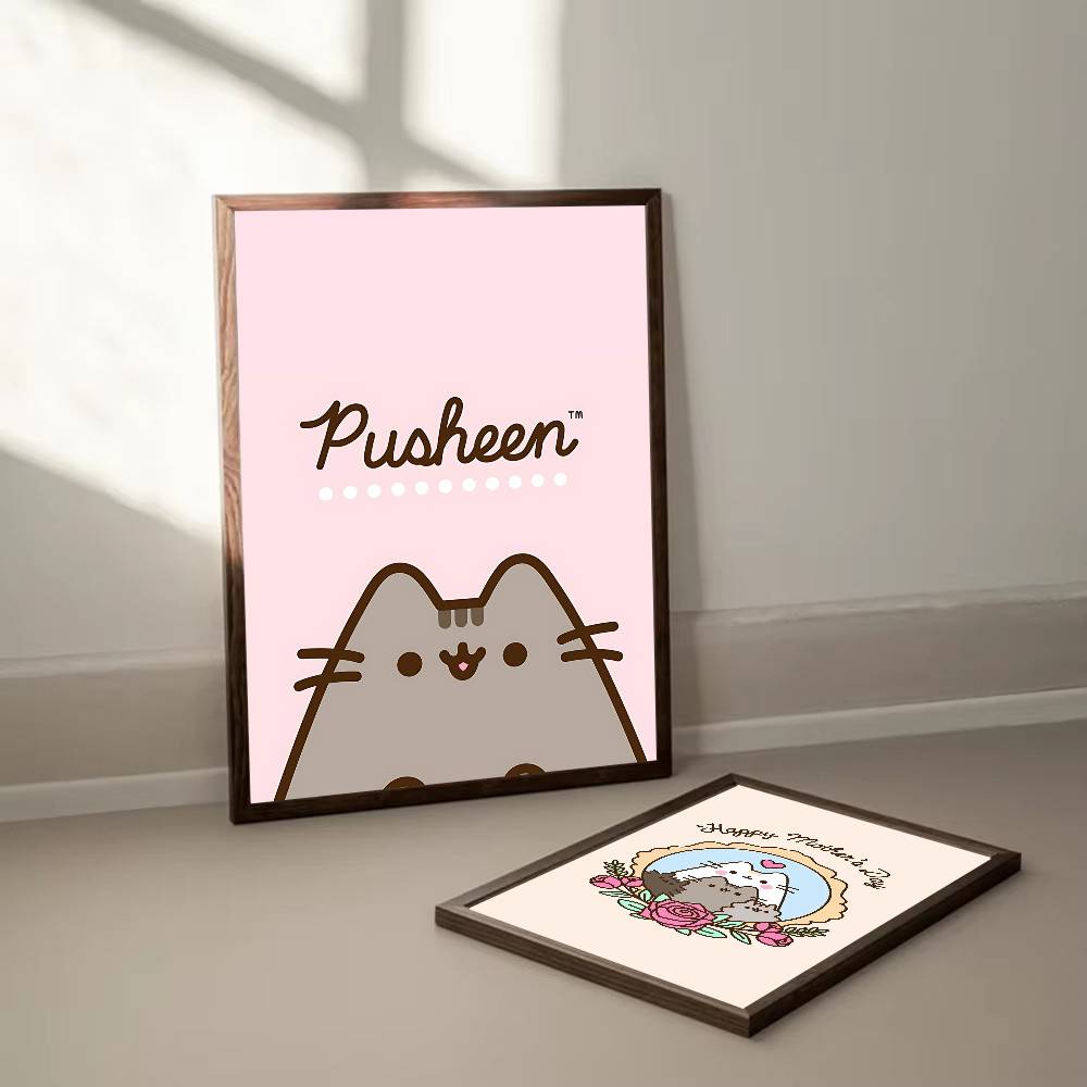 Lucu Kawaii P-Pusheens Cetak P - Home Decor Aesthetic Pinterest ulasan dan harga