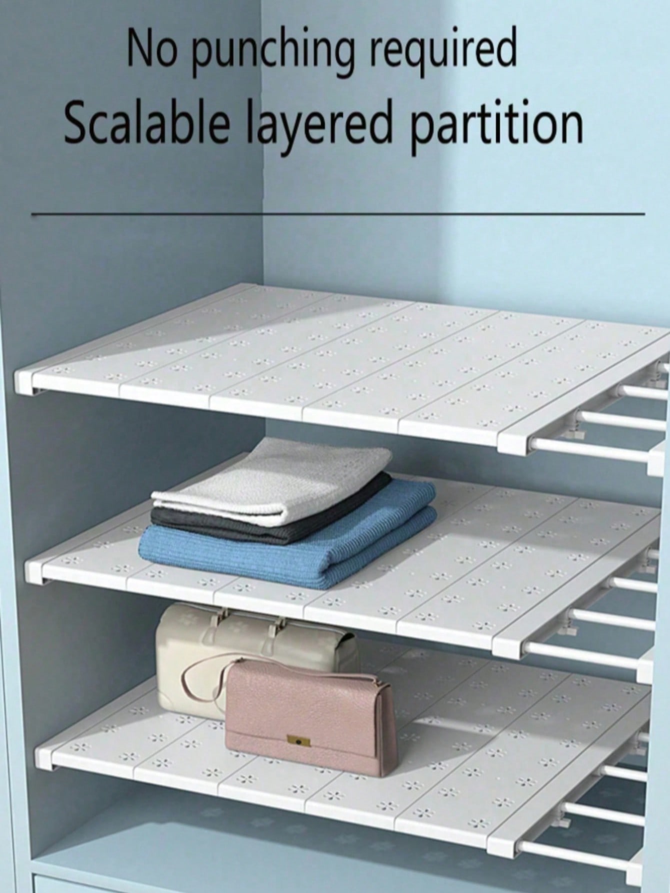 1 buah Rak Pemisah Lemari yang - Floating Shelves ulasan dan harga