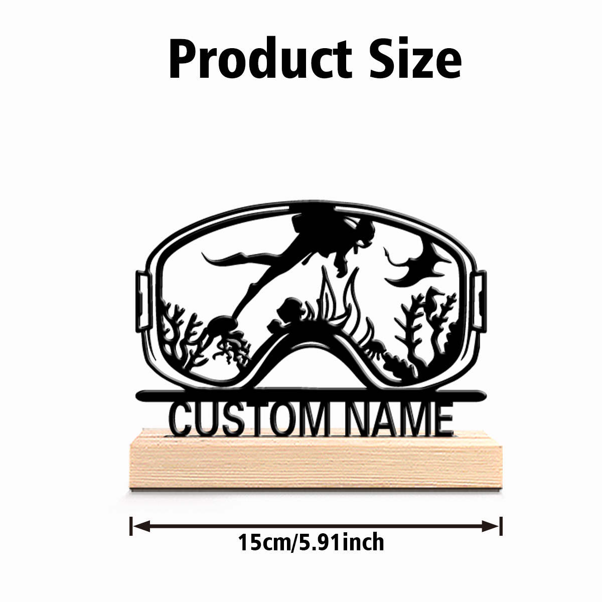 1pc Dekorasi Dinding Kayu Cust - Home Decor Kitchen ulasan dan harga
