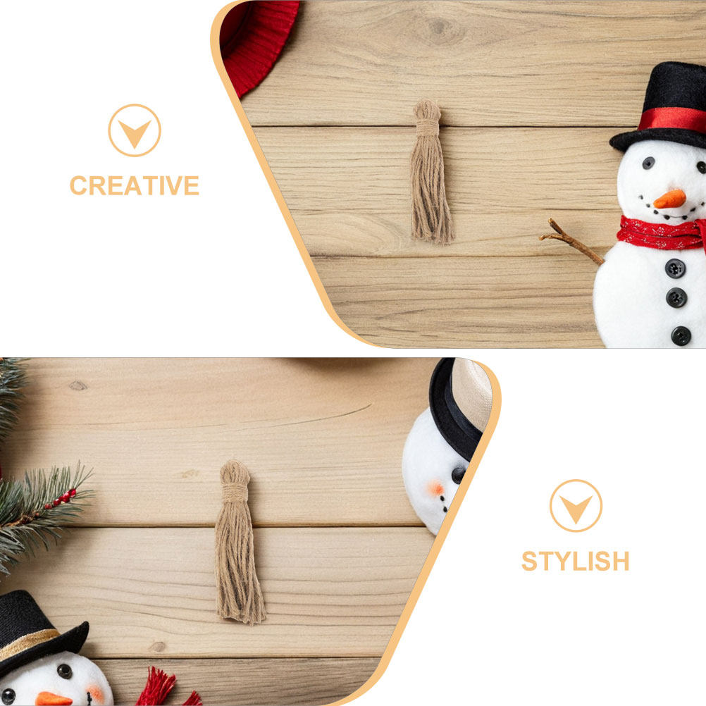 30Pcs Rumbai Jute Organik Bert - Home Decor Garland ulasan dan harga