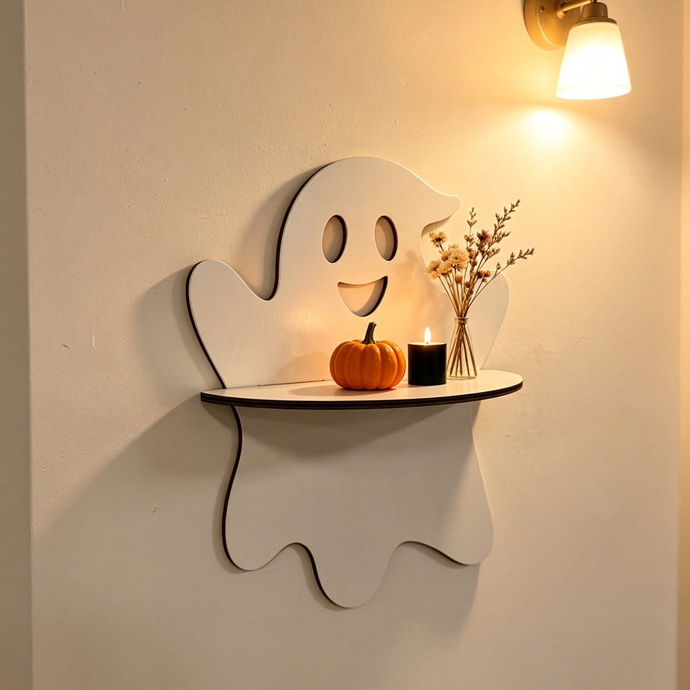 Rak Dinding Halloween Kayu Ber - Floating Shelves ulasan dan harga