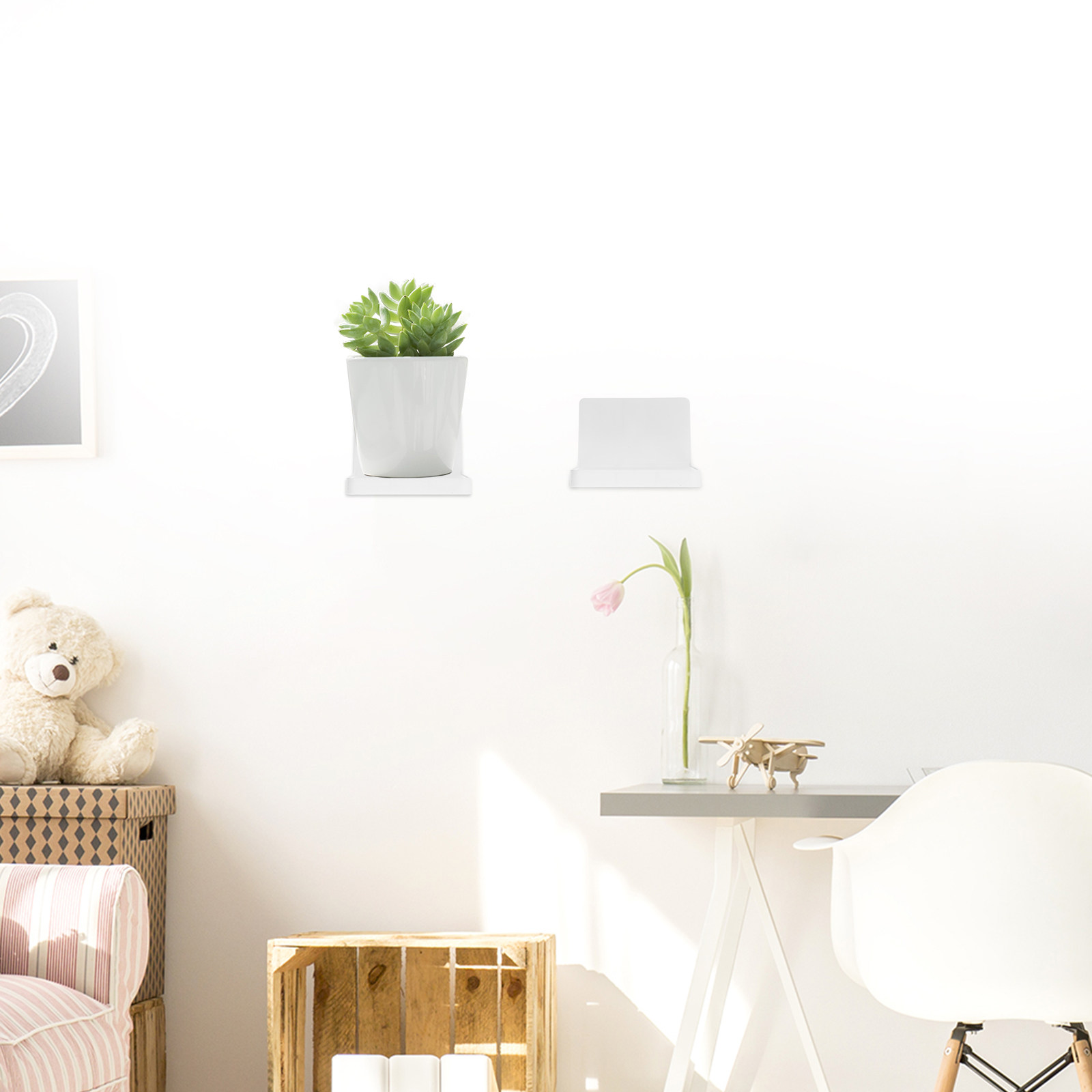 1Set Rak Tanaman Gantung Dindi - Floating Shelves ulasan dan harga