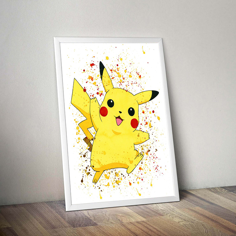 Pokemon Anime Comic Canvas Pai - Home Decor Scrap ulasan dan harga