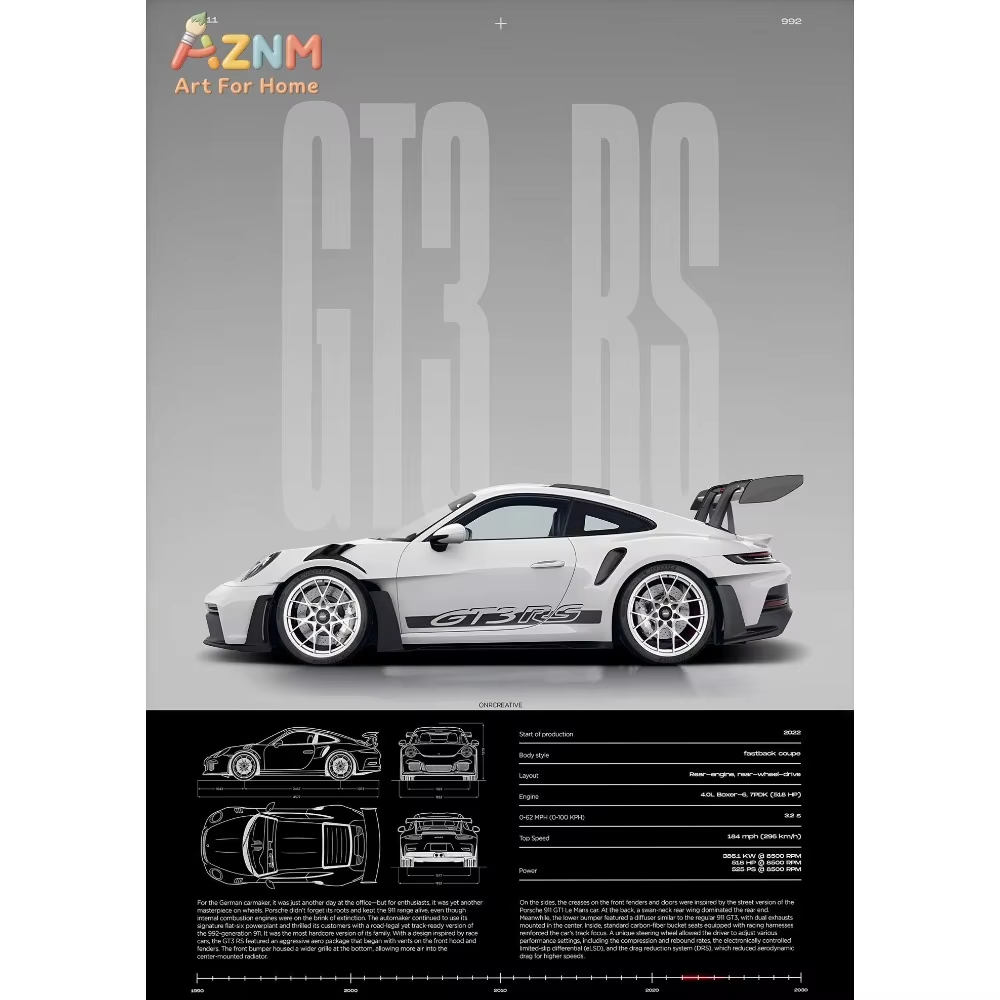 1 Buah Poster Supercar Mobil S - Home Decor Interior ulasan dan harga