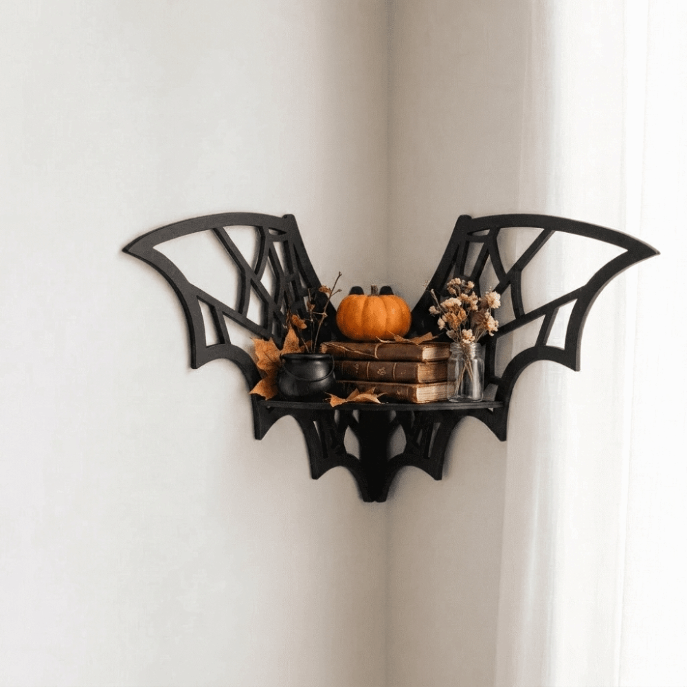 Rak Sudut Kayu Berlubang untuk - Floating Shelves ulasan dan harga