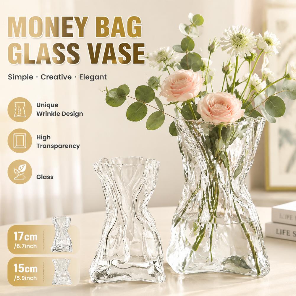 Vas Kaca Transparan Lipat Krea - Terrarium Glass Bottle ulasan dan harga