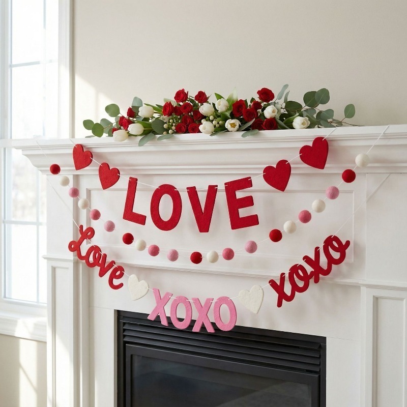 2026 Garland Gantung Hati Mera - Home Decor Garland ulasan dan harga