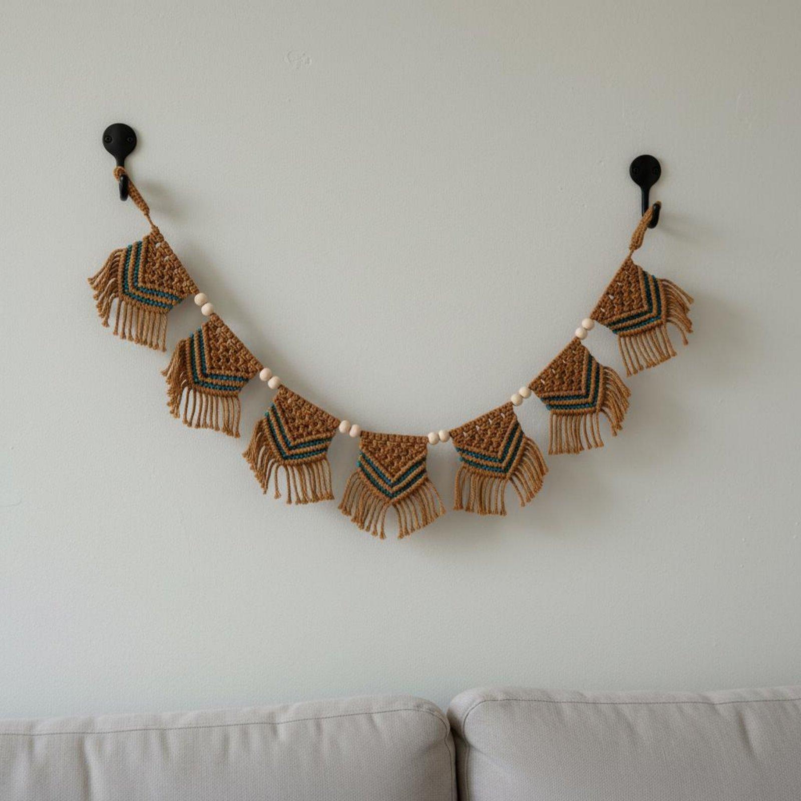 Tapestry Katun Bohemian dengan - Home Decor Garland ulasan dan harga