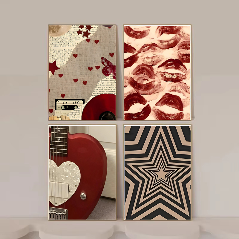 Poster Gaya Rock Y2K Lukisan K - Home Decor Aesthetic Pinterest ulasan dan harga