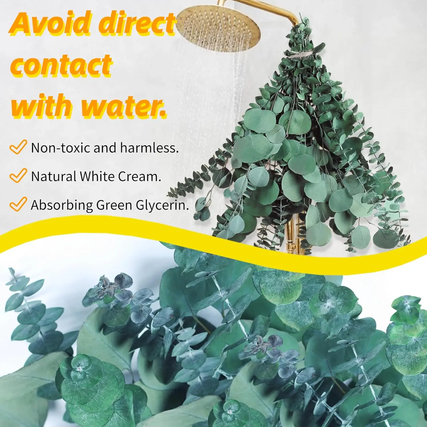 12 Pcs Daun Eucalyptus & Silve - Home Decor Garland ulasan dan harga