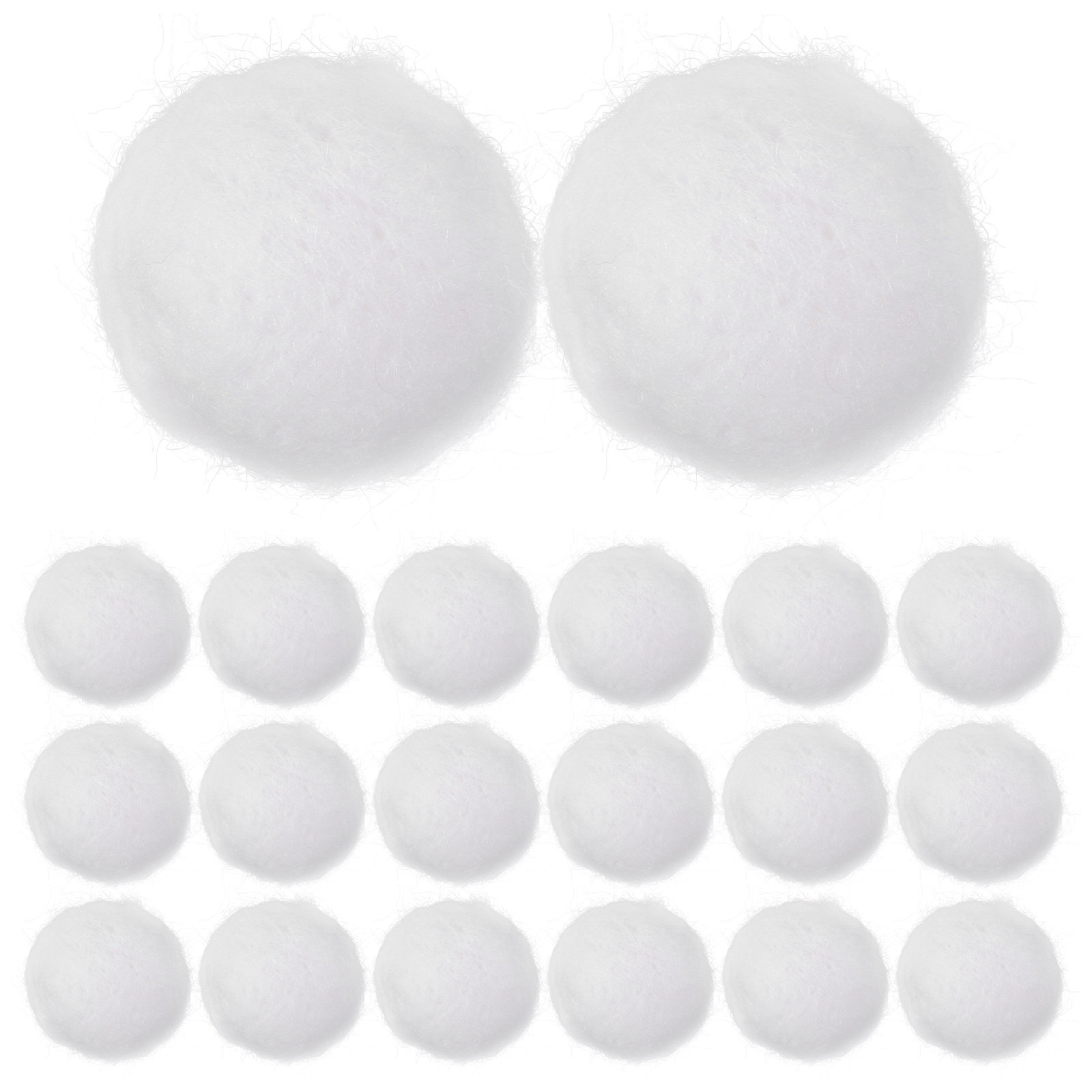 20 Buah Bola Wol Felt Buatan T - Home Decor Garland ulasan dan harga