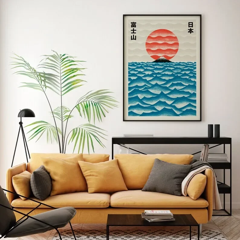 Poster Kanvas Seni Tokyo Konte - Home Decor Aesthetic Pinterest ulasan dan harga