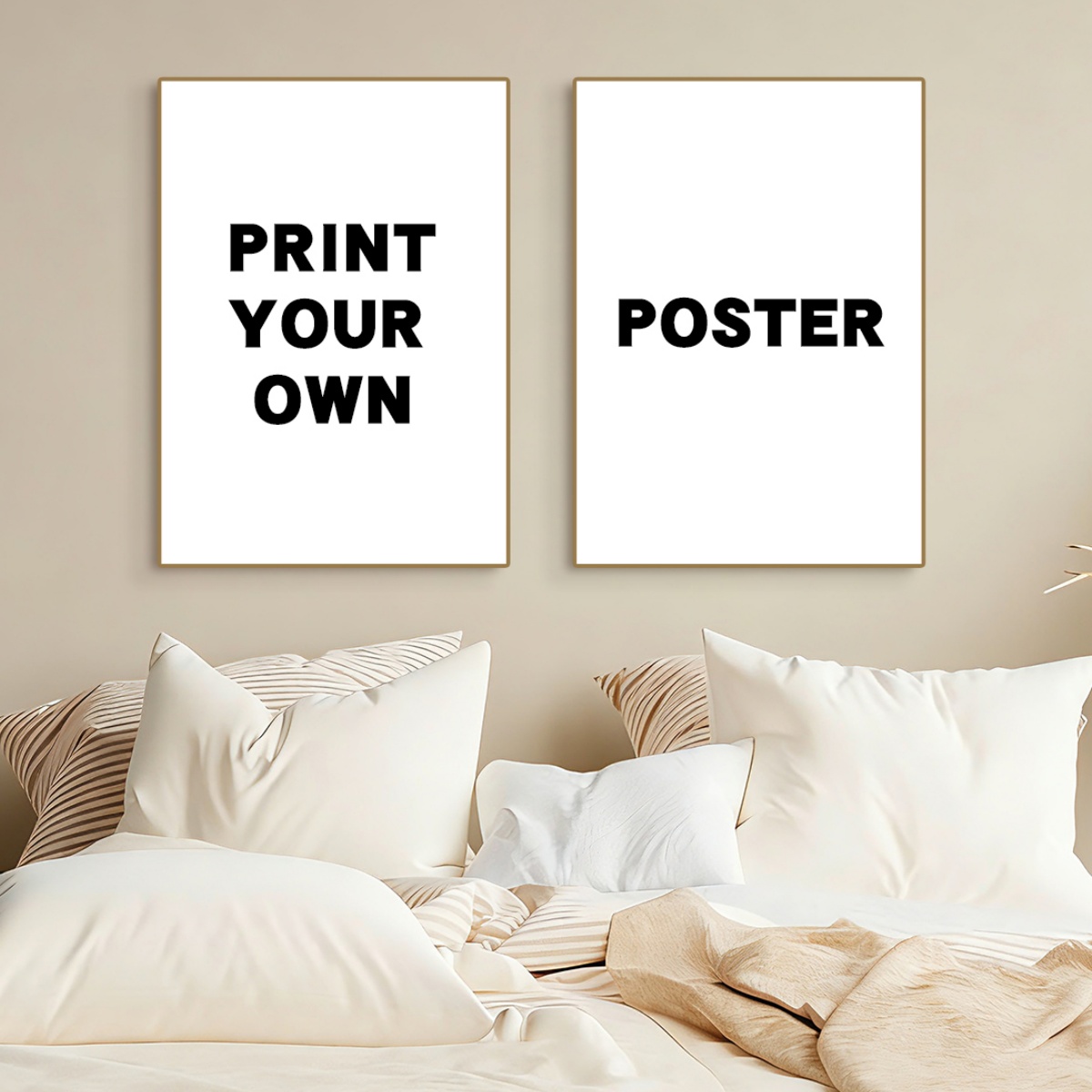2 buah/set Cetak Kanvas Kustom - Home Decor Aesthetic Pinterest ulasan dan harga