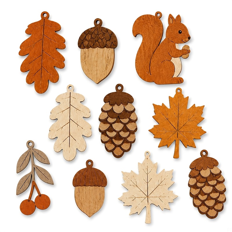 Hiasan Dinding Kayu Musim Gugu - Home Decor Garland ulasan dan harga