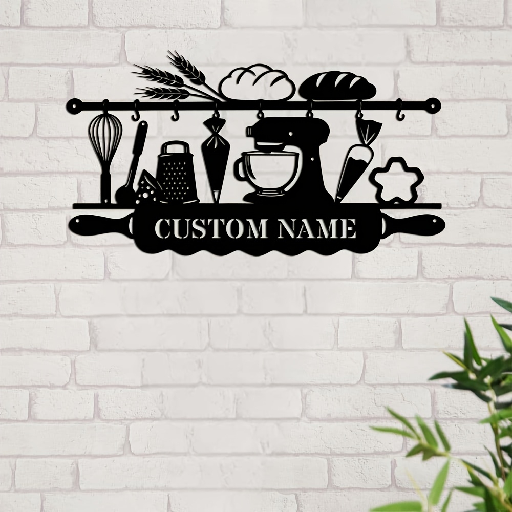 Seni Dinding Besi Dapur yang D - Home Decor Kitchen ulasan dan harga