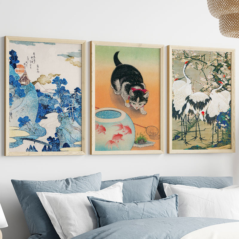 Lukisan Kanvas Jepang Katsushi - Home Decor Interior ulasan dan harga