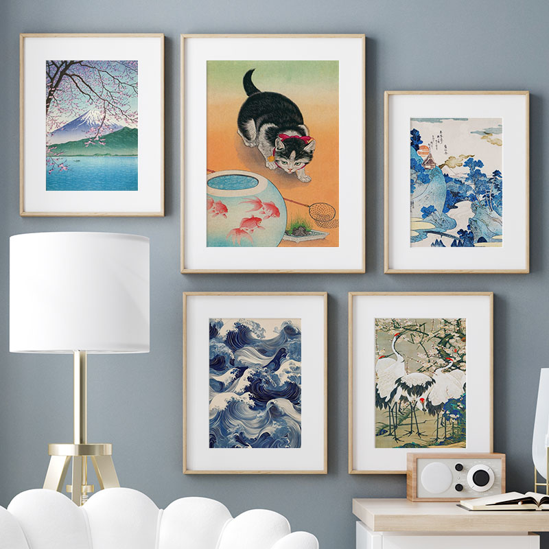Lukisan Kanvas Jepang Katsushi - Home Decor Interior ulasan dan harga