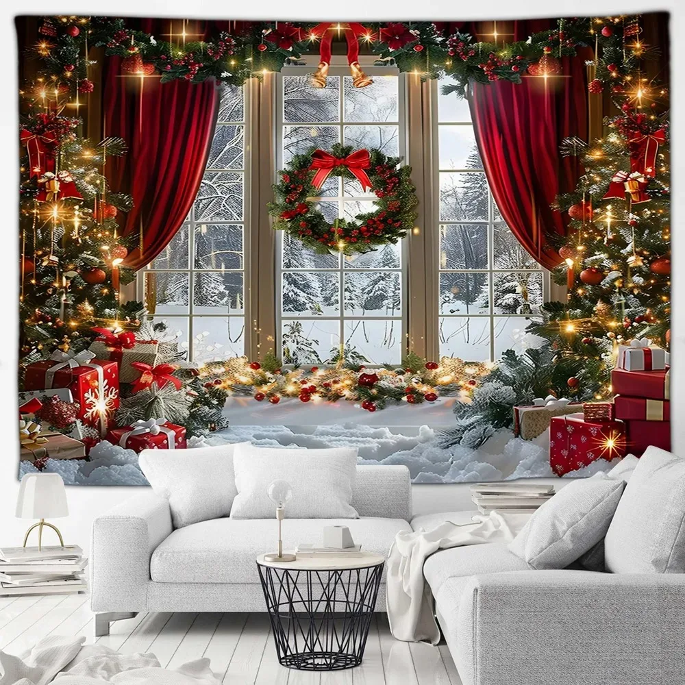 Tapestry dekorasi pesta Natal, - Home Decor Garland ulasan dan harga